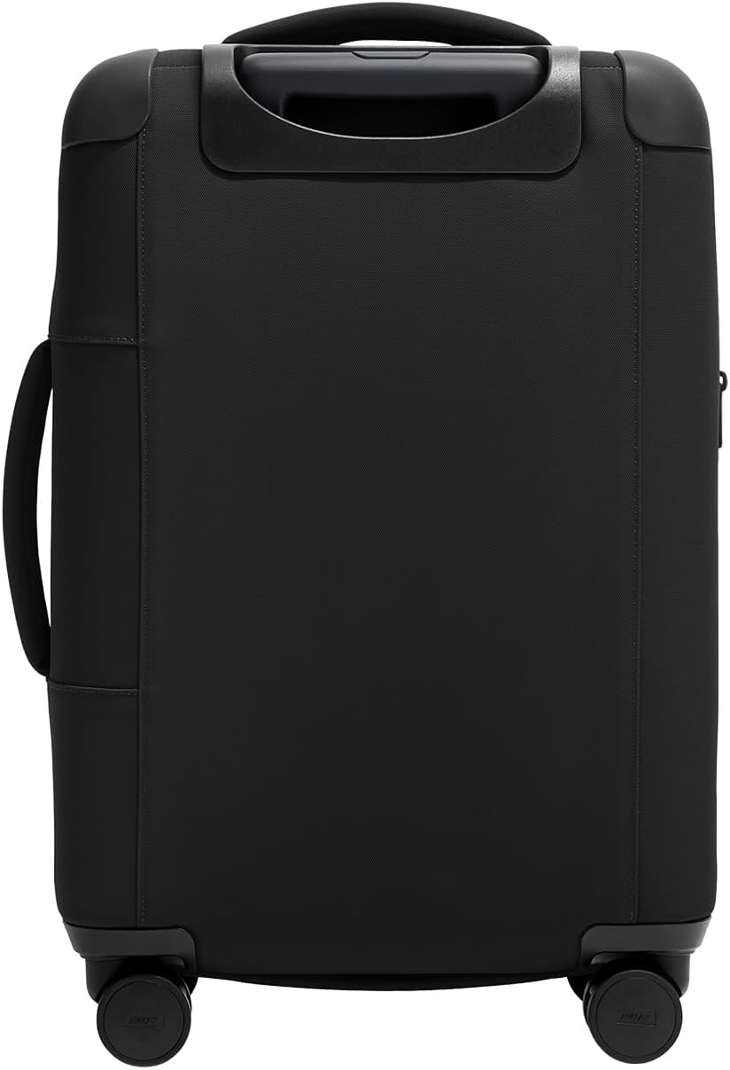 Away Softside Carry-On Suitcase, 22 Inch Lightweight, Expandable High-Strength Nylon Luggage With Spinner Wheels, Meets Requirements for Most Major Airlines, Jet Black