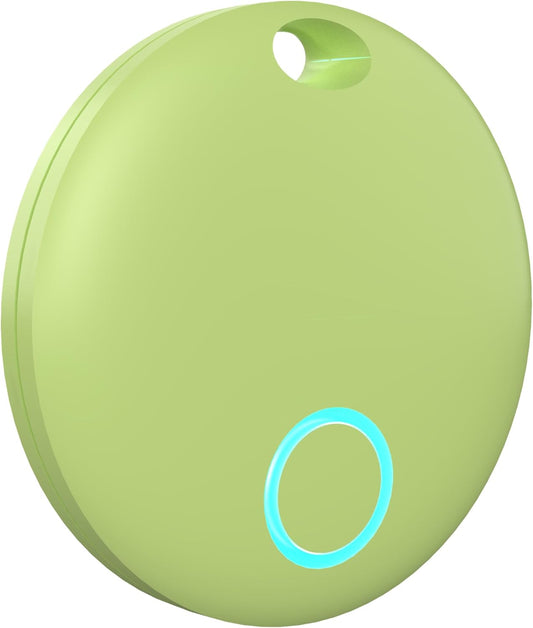 Smart Tracker Tags, Bluetooth Luggage Tracker with Keychain, Compatible with iOS Find My app, Item Locator for Key, Wallet, Suitcase, Bags, IP67 Waterproof, Battery Include