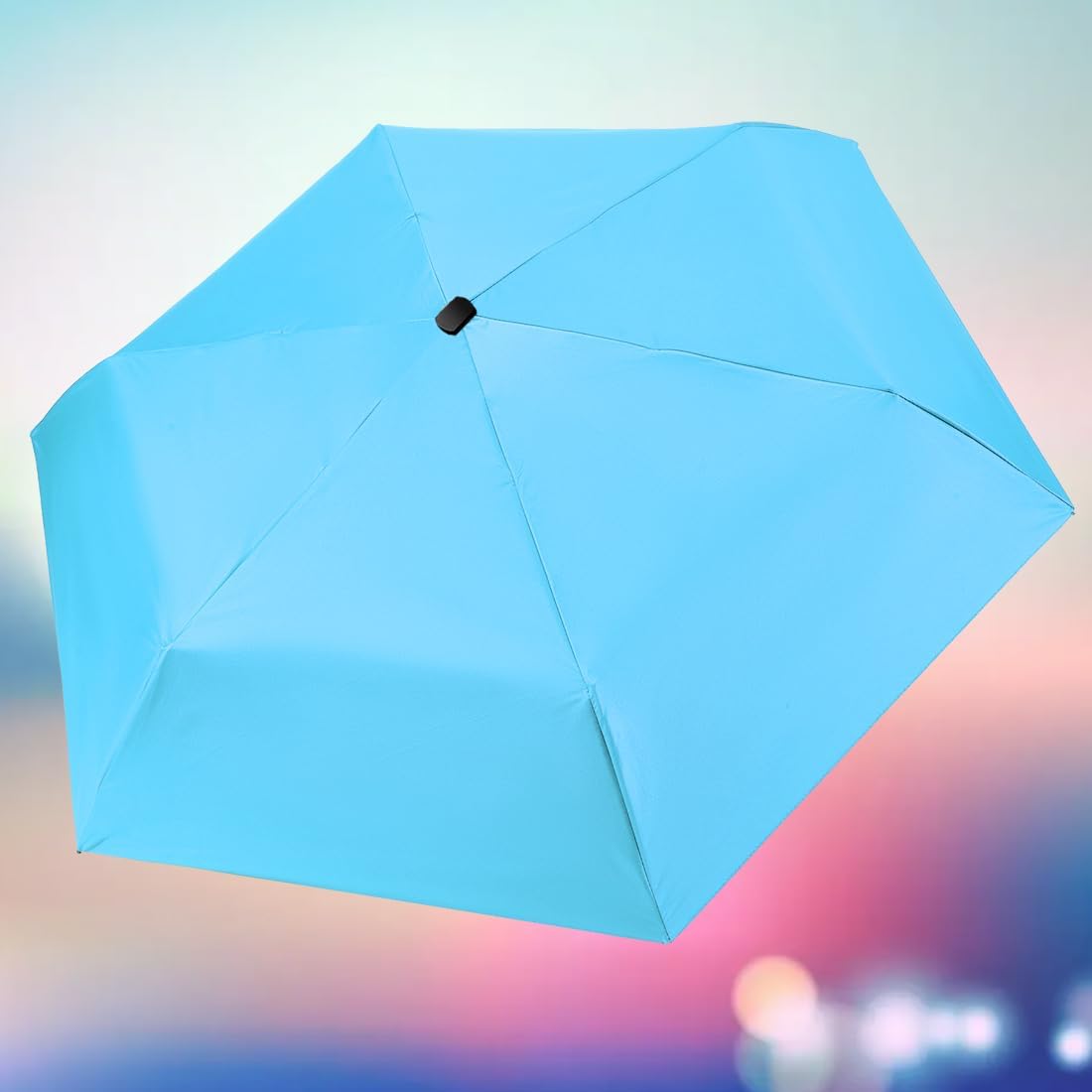 Goothdurs Mini Travel Compact Automatic Umbrella Small Lightweight Folding Rain Windproof Auto Open/Close Purse Umbrellas for Women Men