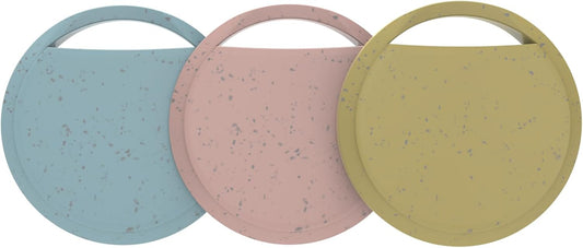 Android Air Tracker Tag 4 Pack for Luggage Tracker Tags Works with Google Find My Device App, Bluetooth Tracker Tag Key Finder and Item Locator for Wallets, Backpack, Suitcases, Replaceable Battery