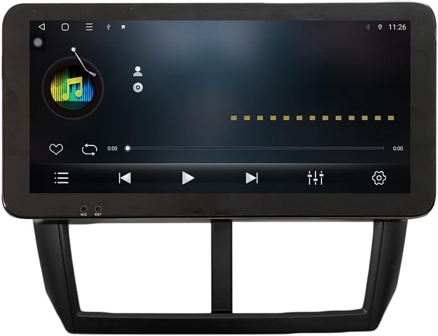 Kunfine CarPlay Android Auto Navigation Stereo GPS Radio Reverse Camera Display 10.33" QLED Touchscreen Headunit Tablet Pad Media Player for Subaru Forester 2007-2013, if Applicable Octa Core 6G+128G