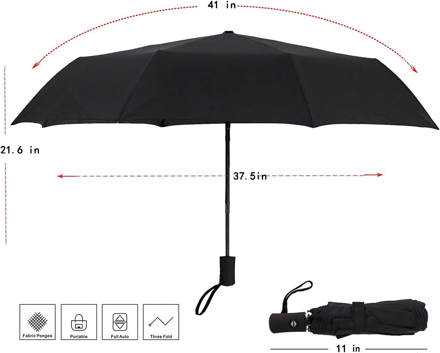 SY COMPACT Travel Umbrella Windproof Automatic Umbrellas Small Compact UV Sun Protection Factory Outlet Umbrella