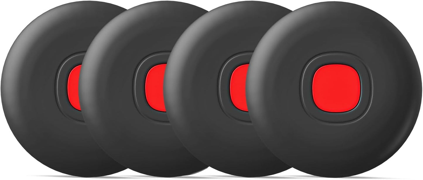 Air Tracker Tags-4Pack,IP68 Waterproof Smart Tag Tracker,Bluetooth Luggage Tracker Works with Apple Find My APP (iOS Only),Key Finder and Item Locator for Luggage,Backpack,Wallet and Pet