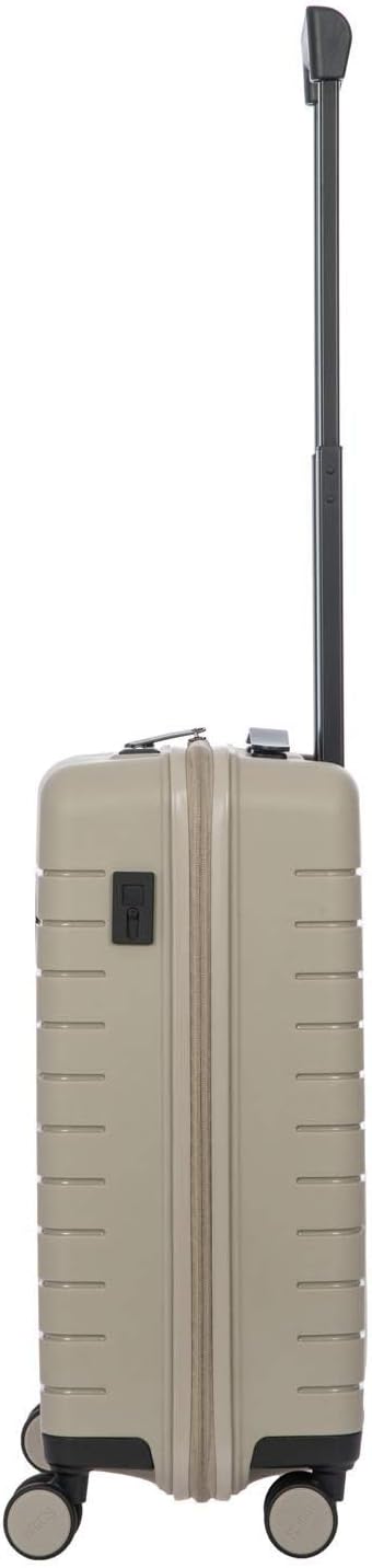 Bric's B|Y Ulisse Spinner Carry-On Suitcase, Lightweight Expandable Hard Shell Luggage with TSA Lock and Smooth 360° Wheels 21 Inch – Dove Grey