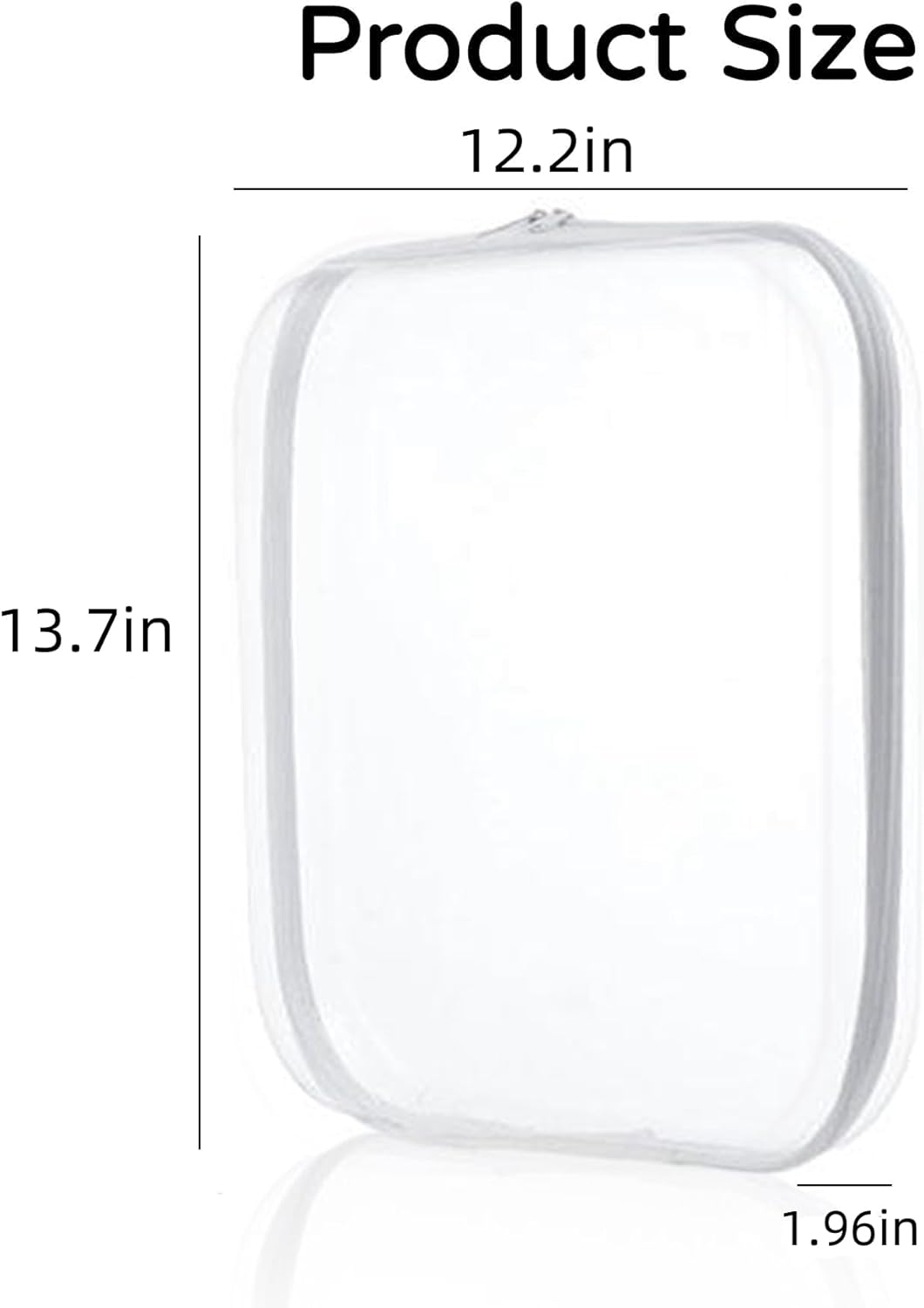 3PCS Zippered Transparent Cases for Snacks,Portable Waterproof Cosmetic Bag with Zipper,Clear Hard Shell Zipper Case for Cosmetic Storage, Putting Snacks, Pencil Case