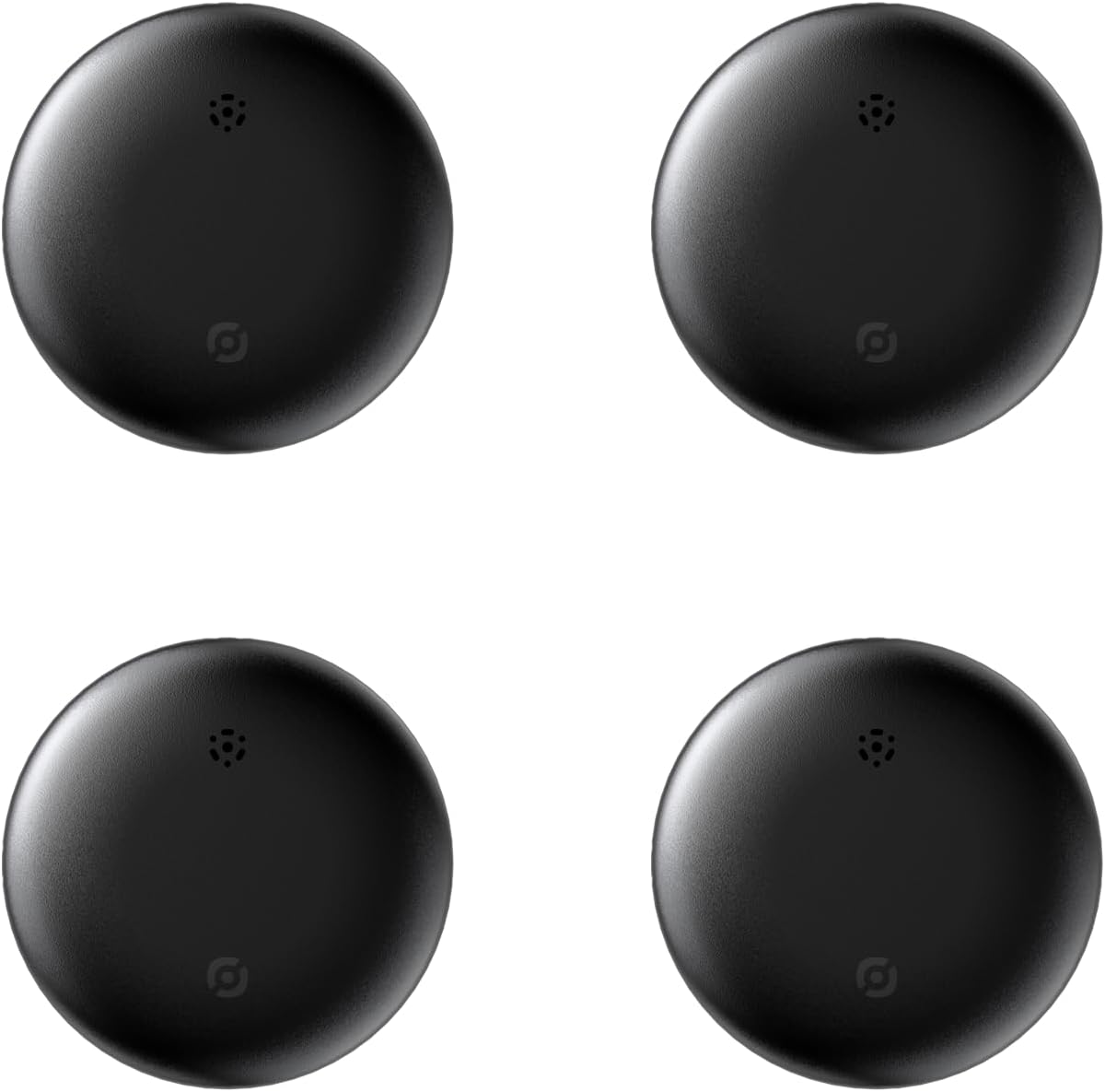 air Tags-4 Pack Android,Android Compatible Air Tracker Tag - Tracker Tags for Android Phones, Supports Google Find My Device, 2025 New Model (Black 4 Pack)