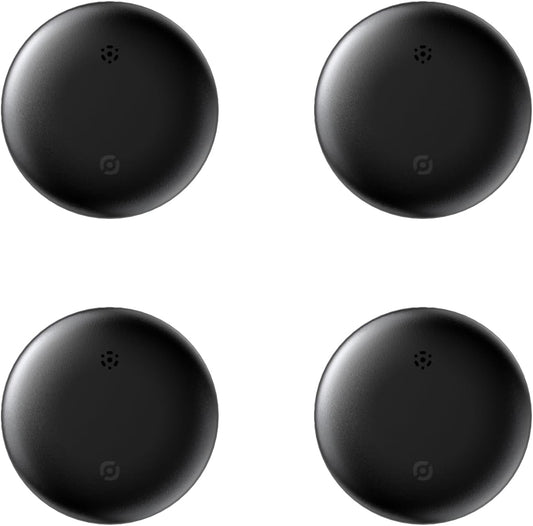 air Tags-4 Pack Android,Android Compatible Air Tracker Tag - Tracker Tags for Android Phones, Supports Google Find My Device, 2025 New Model (Black 4 Pack)