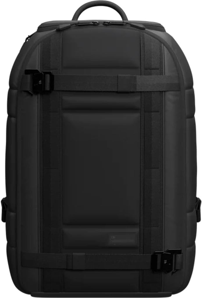Db Journey Ramverk Backpack - Durable Travel Backpack with Laptop Compartment & Pockets for Work, Luggage Backpack with Roller Bag Hook Up System, 21L - Black Out