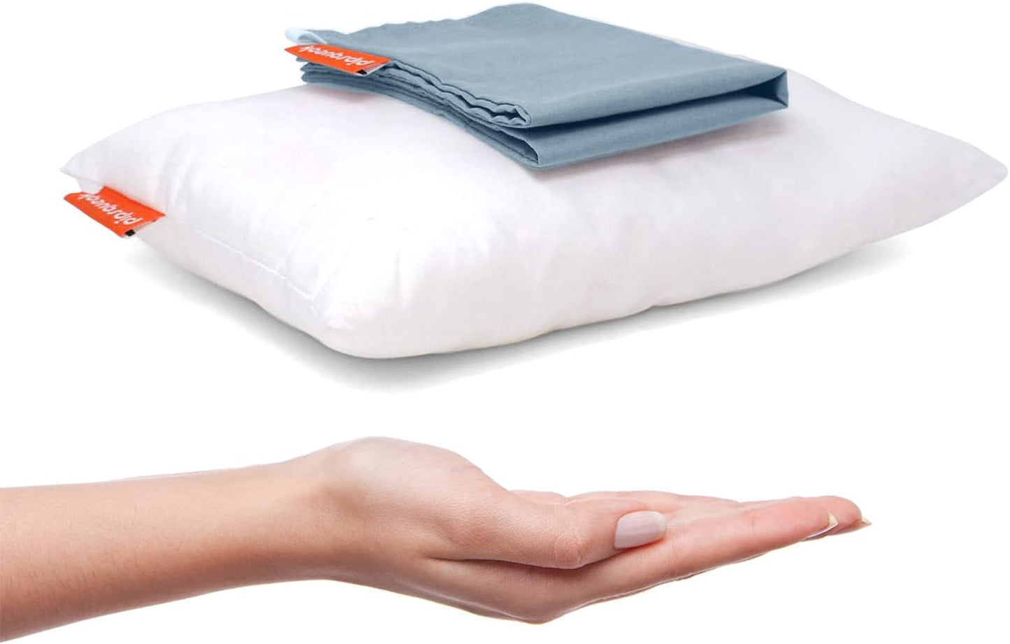 Pipsqueak Pillow - Small, Mini, Tiny - 11 x 7 in - Perfect for Travel, Cars, Airplanes, Camping, Dogs, Toddlers, Kids, Lumbar, Knees and Neck - Ages 2 Yrs and Up