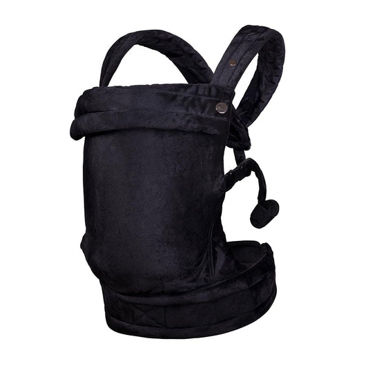 Baby Carrier for Newborn to Toddler, Cozy Baby Wrap Carrier 7-35 lbs, Ergonomic Backpack Design, Front and Back Facing Options, Black