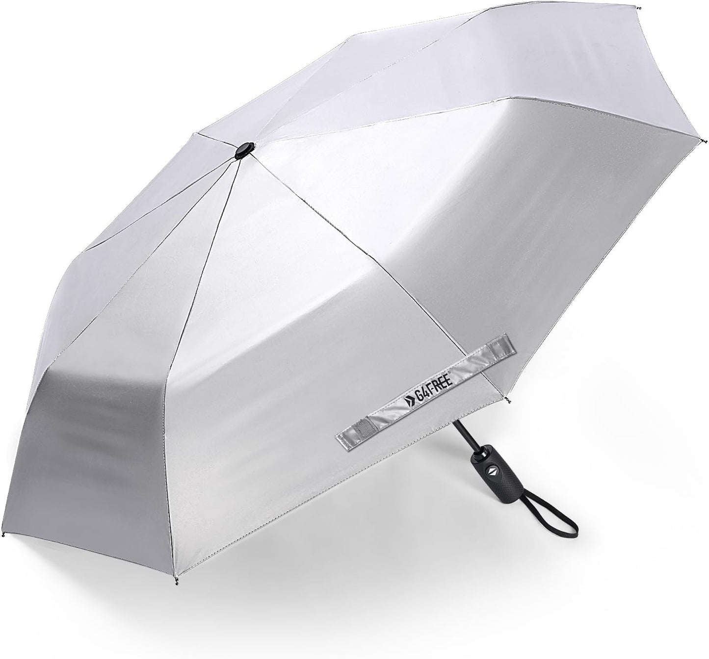 G4Free UPF 50+ UV Protection Large Travel Umbrella 42/46 Inch Auto Open Close Windproof Sun Blocking Umbrella