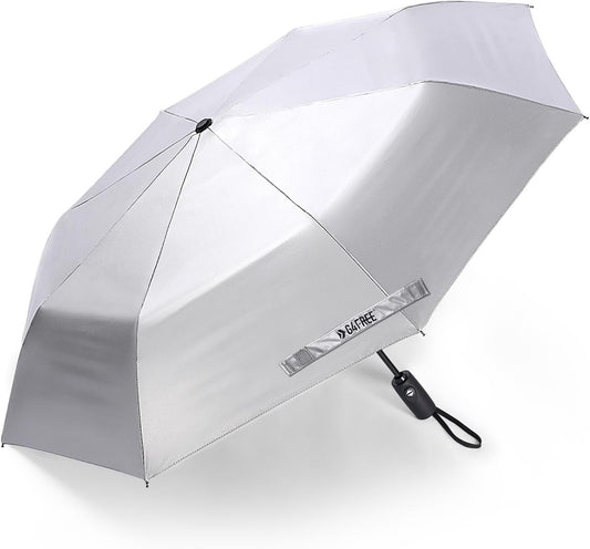 G4Free UPF 50+ UV Protection Large Travel Umbrella 42/46 Inch Auto Open Close Windproof Sun Blocking Umbrella