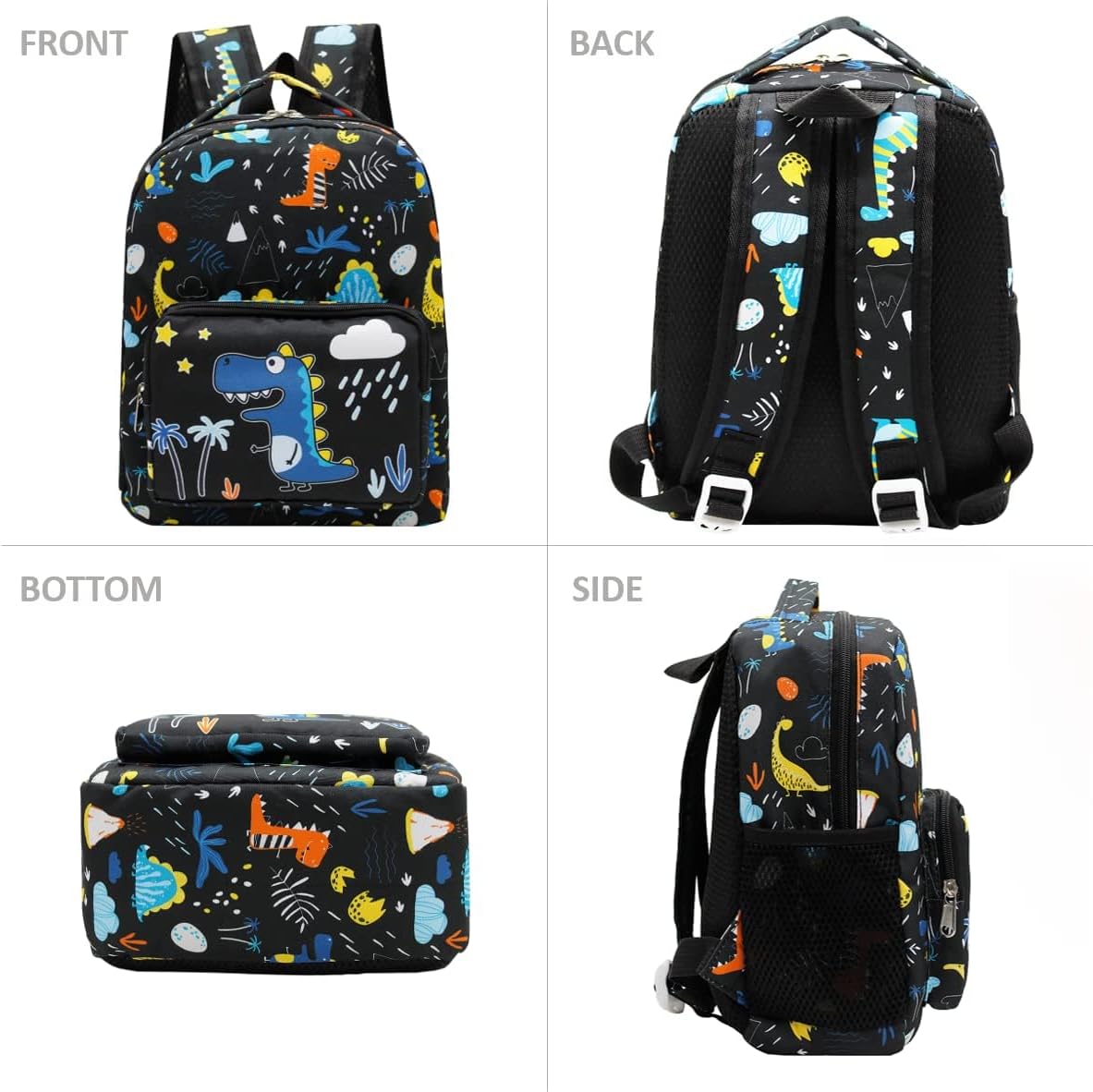 POWOFUN13 inch Kids Toddler Preschool Travel Backpack Cute Cartoon Backpack For Girls Boys Baby
