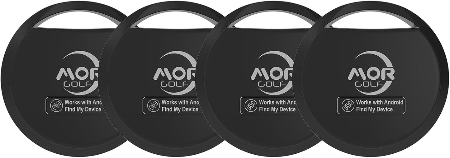 Android Air Tracker Tag 4 Pack for Luggage Tracker Tags Works with Google Find My Device App, Bluetooth Tracker Tag Key Finder and Item Locator for Wallets, Backpack, Suitcases, Replaceable Battery