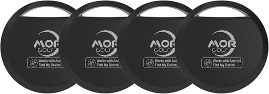 Android Air Tracker Tag 4 Pack for Luggage Tracker Tags Works with Google Find My Device App, Bluetooth Tracker Tag Key Finder and Item Locator for Wallets, Backpack, Suitcases, Replaceable Battery