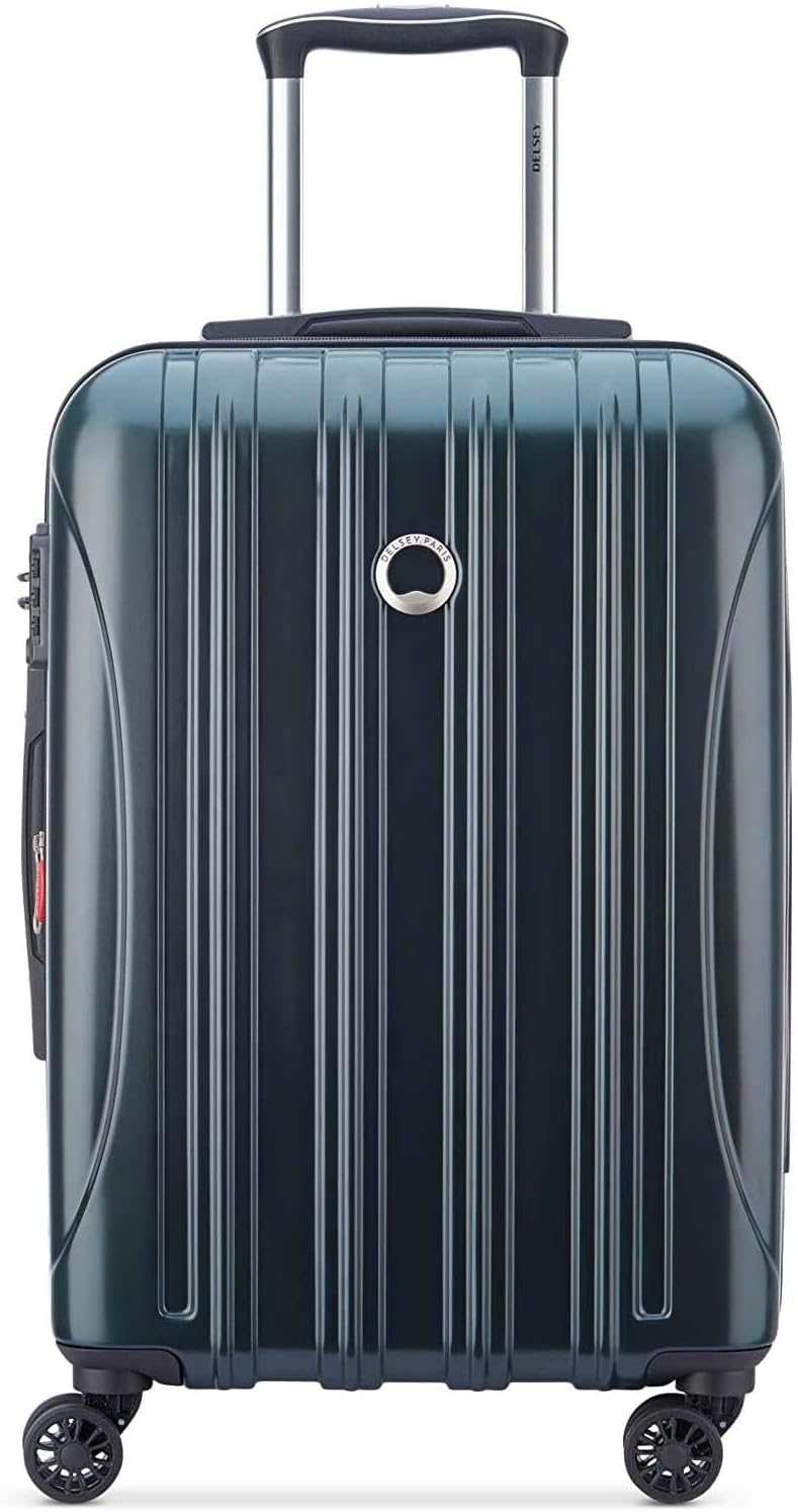 DELSEY PARIS Helium Aero Hardside Expandable Luggage with Spinner Wheels, Teal, 3-Piece Set (21/24/28)