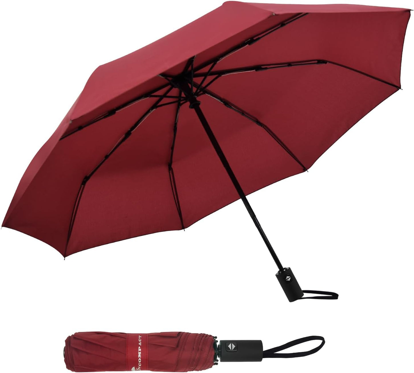 SY COMPACT Umbrella Automatic Travel Waterproof Light Folding Umbrellas Easy Carry for Women and Men