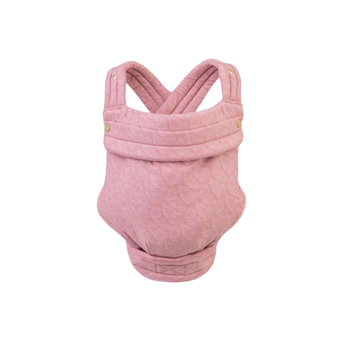 Mabē Monarch Ergonomic Baby Carrier – Premium Cotton Soft Structured Newborn to Toddler Carrier with Hip-Healthy Design, 3 Carry Positions (7-35lbs), Lightweight & Breathable,(Mauve Wings)