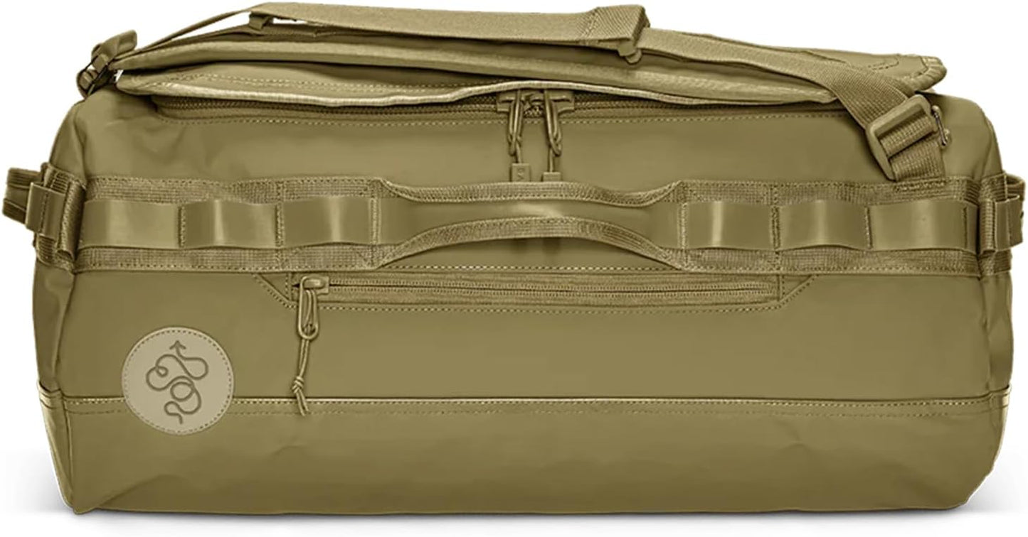 Baboon to the Moon Go-Bag Small Duffle Bag - Detachable Straps, Small Gym Bag, Travel Duffel Bags for Women and Men, Duffle Bag for Travel, Backpack, Overnight Bag (Crocodile)