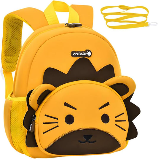 Padgene Toddler Backpacks Kids Preschool Backpack Waterproof Neoprene Animal Schoolbag Lunch backpack 3D Cartoon Mini Travel Bag for Boys Girls Ages 3-5
