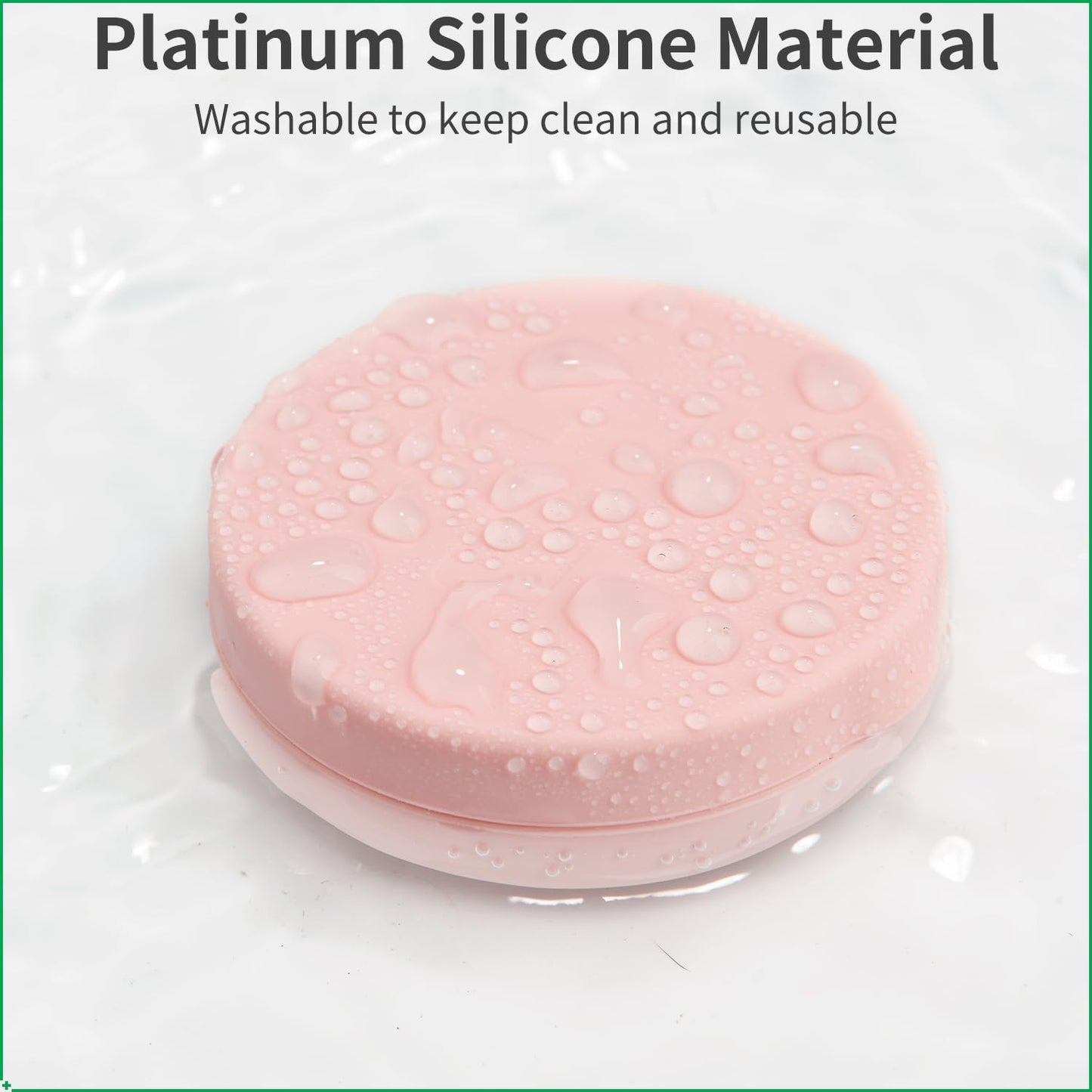 2 Pack Small Pill Box,3 Compartment Round Silicone Travel Pill Box for Purse Pocket, Waterproof Portable Compact Medicine Holder for Vitamin, Cod Liver Oil, Supplement (Red+Pink)