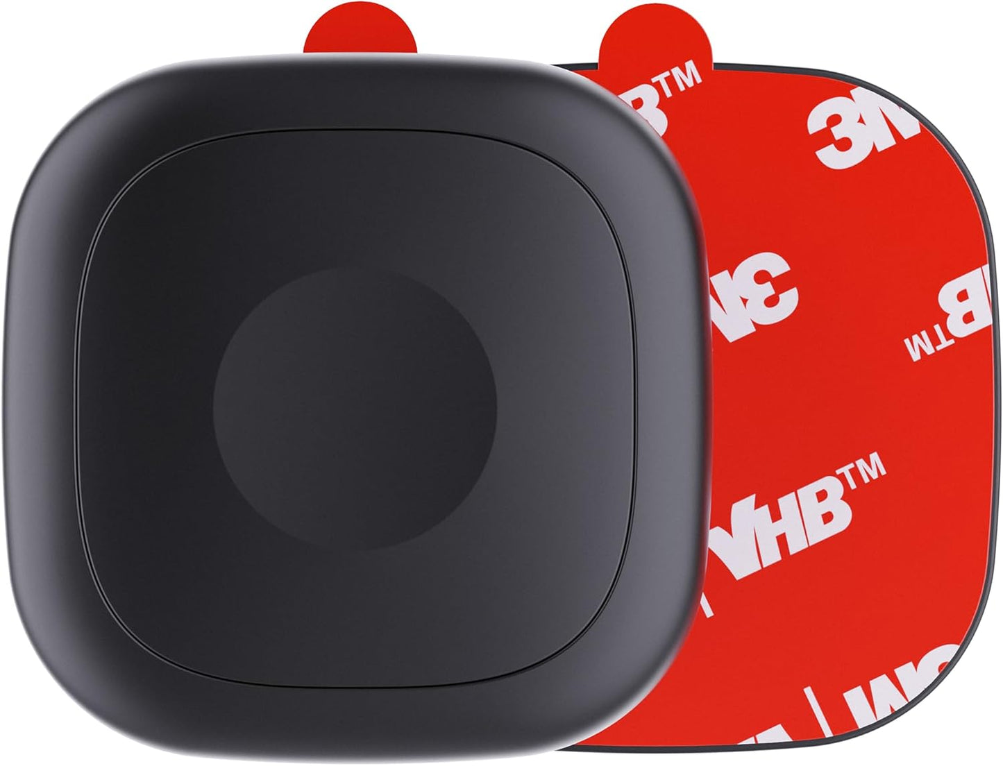 2 Pack for Tile Life360 Mate 2024/2022 Bluetooth Tracker Adhesive Mount, Silicone Waterproof Case with 3M Adhesive Sticker Stick on Car/Bike/Luggage, Hidden Tile Mate Full Protective Holder Anti-Lost