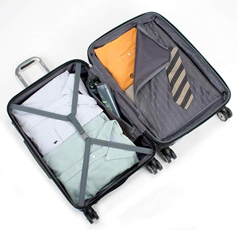 Delsey Luggage Aero 2 Piece Set (21" Carry-On & 25") (Cobalt Blue)