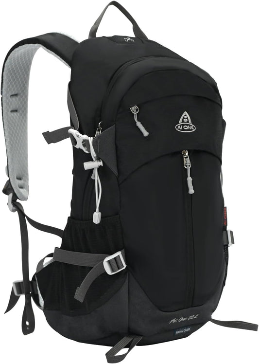 22L Hiking Backpack Lightweight Durable Waterproof Internal Frame Multi-Purpose Daypack for Men & Women, Camping, Hiking, Travel, and Cycling