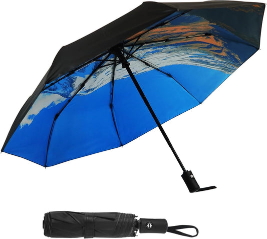 SY COMPACT Travel Umbrella Windproof Automatic Umbrellas Small Compact UV Sun Protection Factory Outlet Umbrella