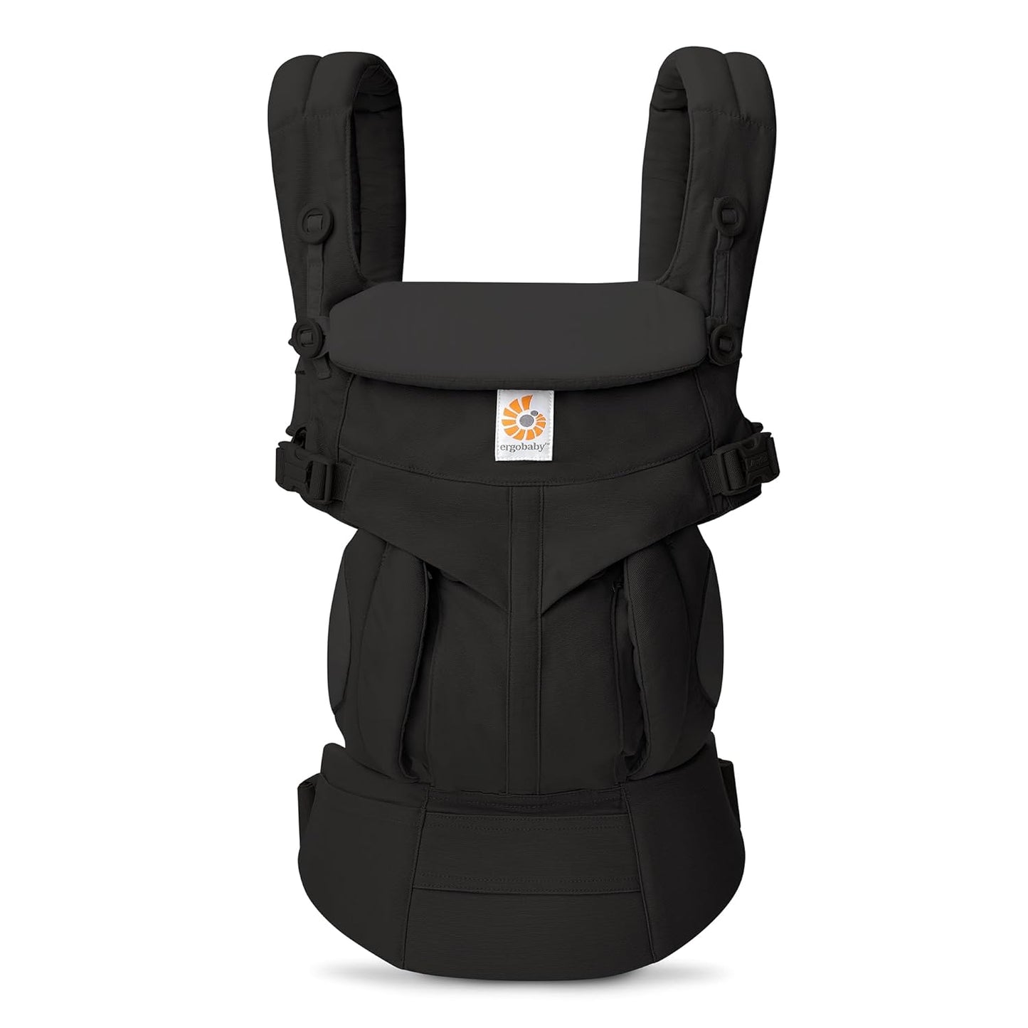 Ergobaby Omni Classic Baby Carrier Newborn to Toddler - Breathable Baby Carriers for Summer - All-Position Carrier with Lumbar Support (7-45 Pounds), Cotton, Pure Black