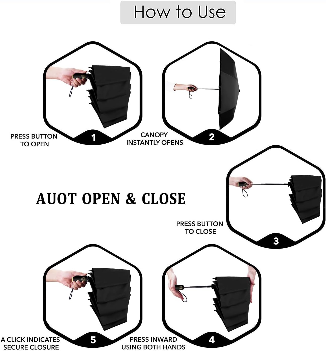 Cuby UV Sun Umbrella Compact Folding Umbrella lightweight Portable Manual Travel Umbrella for Rainproof & 99% UV Protection with Black Anti-UV Coating