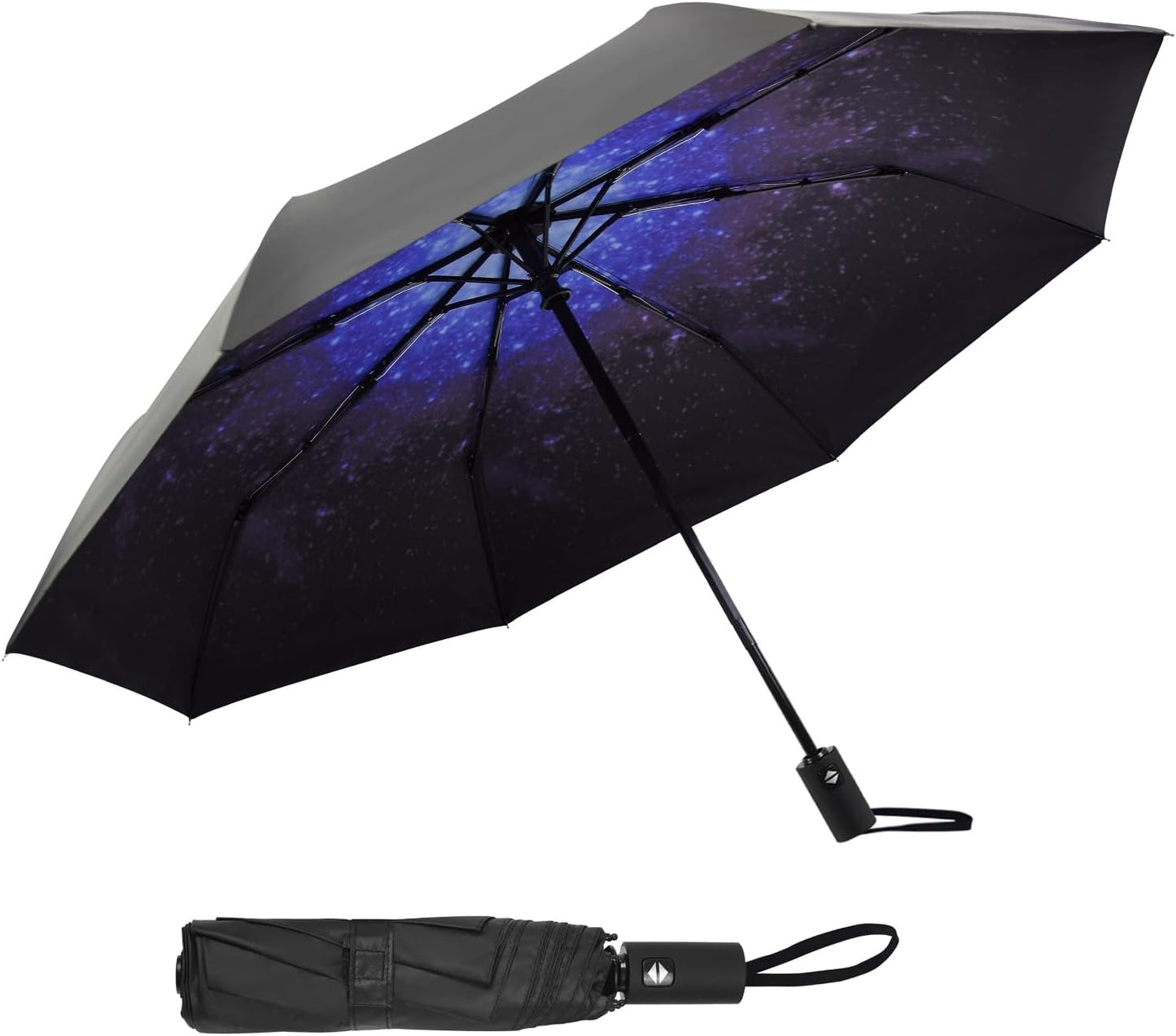 SY COMPACT Umbrella Automatic Travel Waterproof Light Folding Umbrellas Easy Carry for Women and Men