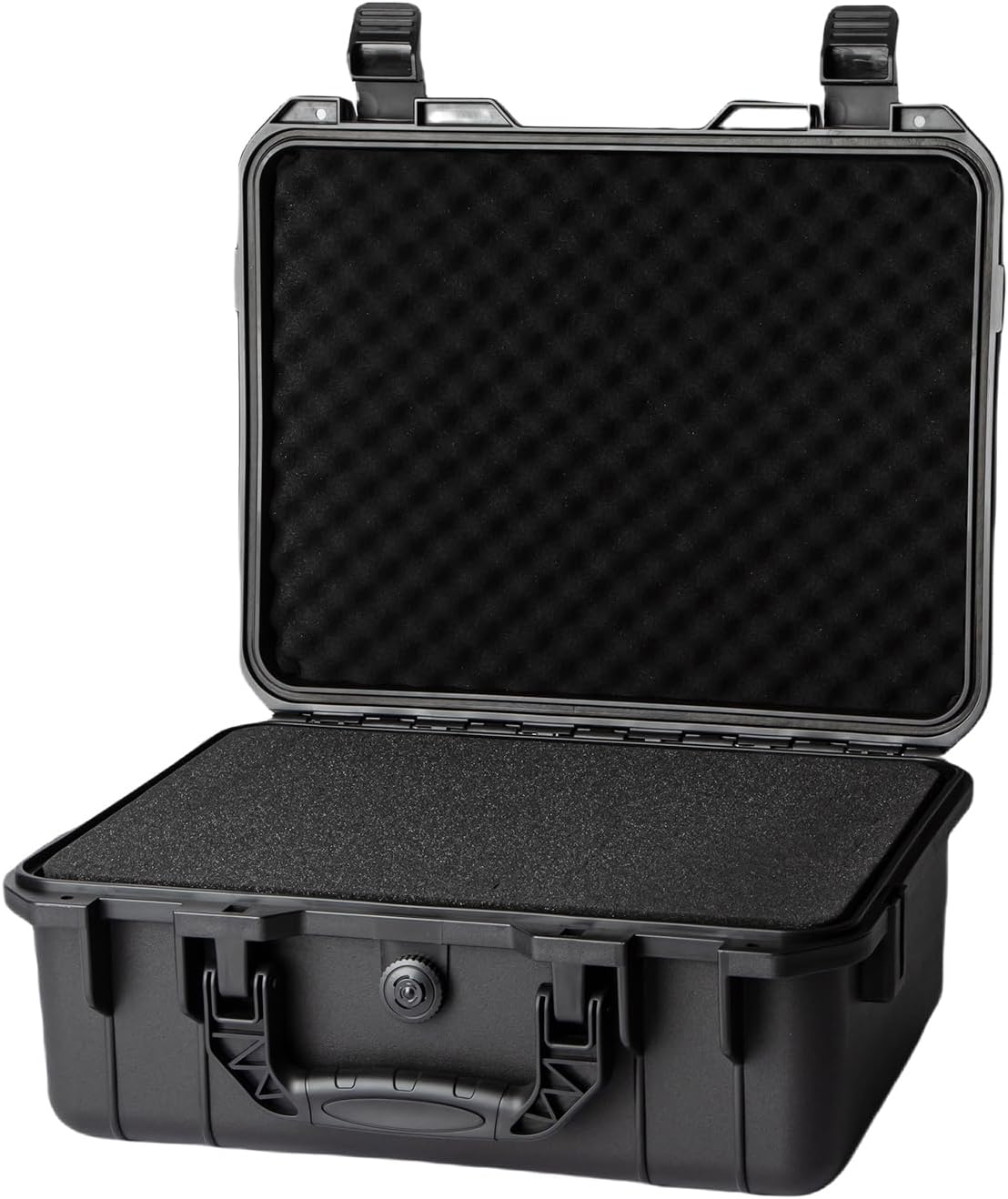 Hard case Waterproof Hard Case with DIY Customizable Foam Insert Portable Protective Case with Knife for Camera Drones Equipments Tools Test Instruments 16.9''x13.7''x7.1''