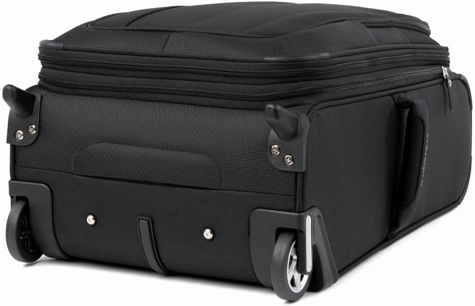 Travelpro Maxlite 5 Softside Expandable Upright 2 Wheel Carry-on Luggage, Lightweight, 22-Inch — Black