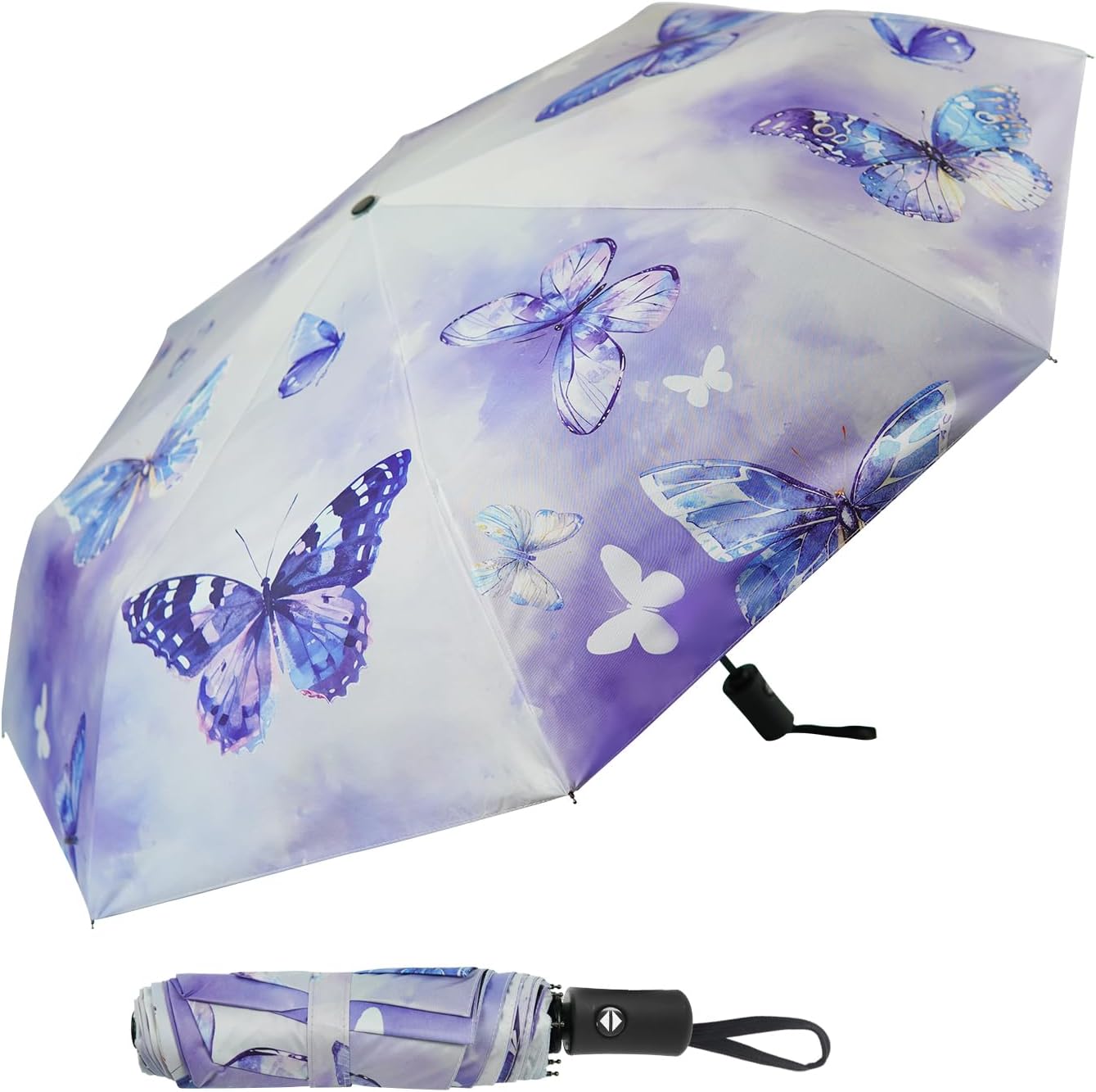 SY COMPACT Travel Umbrella Windproof Automatic Umbrellas Small Compact UV Sun Protection Factory Outlet Umbrella