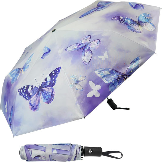 SY COMPACT Travel Umbrella Windproof Automatic Umbrellas Small Compact UV Sun Protection Factory Outlet Umbrella