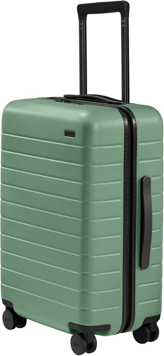 Away Bigger Carry-On Luggage, Lightweight Hardside Large Suitcase with Spinner Wheels, TSA Lock, Airline Approved, Sea Green