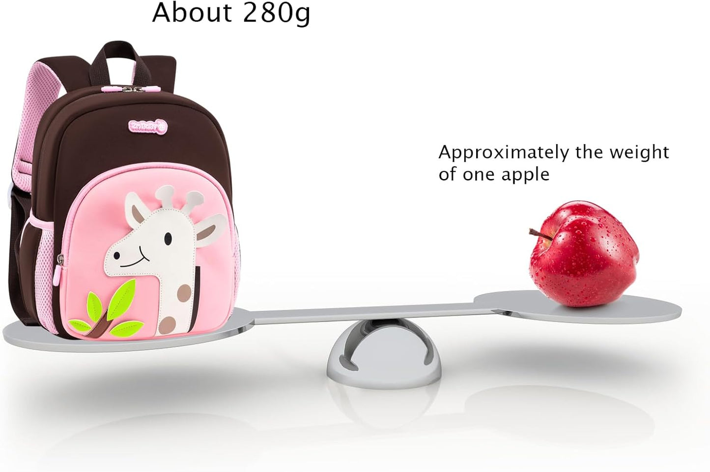 Padgene Toddler Harness Backpacks Safety Leash Kids Anti Lost Kindergarten Preschool Backpack Neoprene Lightweight Animal Schoolbag 3D Cartoon Dinasour Mini Travel Bag for Boys Girls Ages 3-5