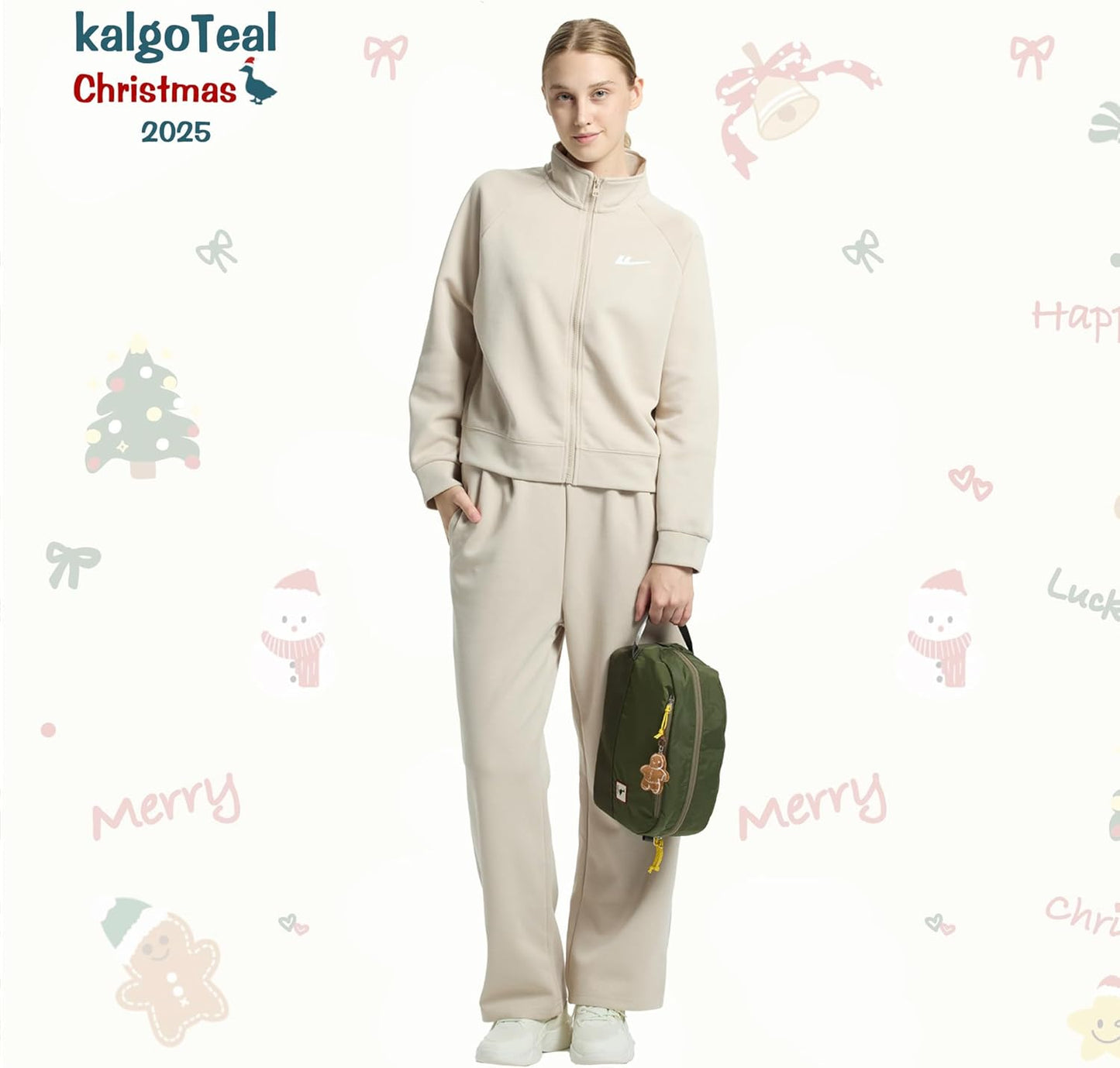 Travel Toiletry Bag 8L, Large Packing Cube with Waterproof TPU Wet/Dry Compartment (Christmas 2025)