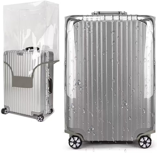 24 Inch Clear PVC Luggage Cover Protectors Suitcase Covers for Luggage Thickened suitcase protective cover for Wheeled Suitcase Suitable for 24"