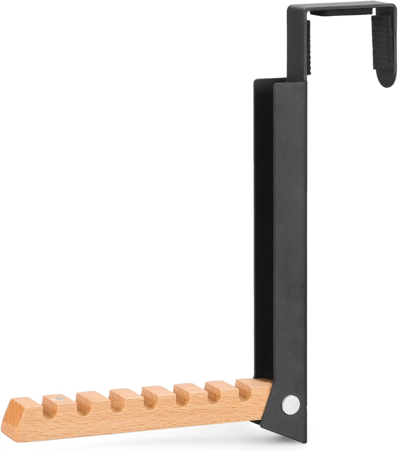 Over-The-Door Laundry Hanger - Convenient Travel Clothes Rack for Easy Drying - Ideal Laundry Hanging Rack for Travel and Home Use Collapsible Portable - 1PCS (Black)