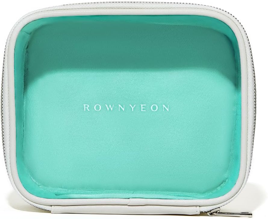 ROWNYEON Clear Makeup Case Toiletry Bag Multipurpose Travel Makeup Train Case Portable Cosmetic Organizer Transparent Storage Bag