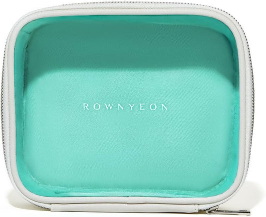 ROWNYEON Clear Makeup Case Toiletry Bag Multipurpose Travel Makeup Train Case Portable Cosmetic Organizer Transparent Storage Bag