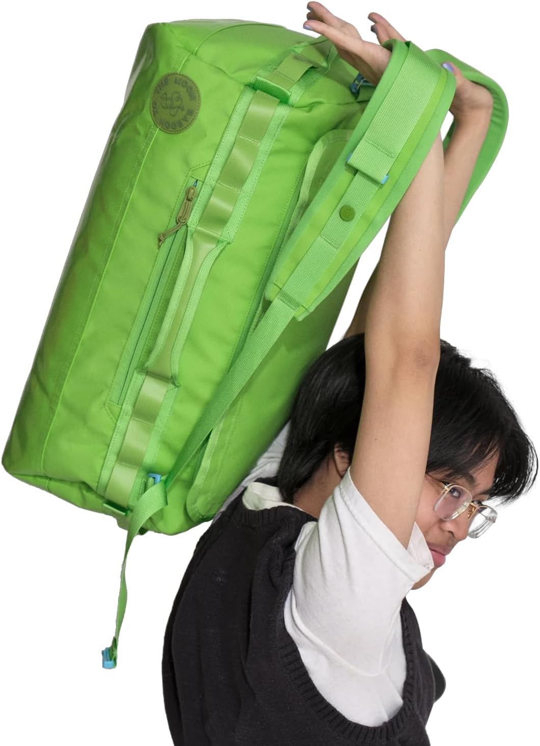 Baboon to the Moon Go-Bag Medium 40L – Detachable Straps, Small Duffle Bag for Travel, Gym Bag for Women, Mens Travel Bag, Duffel Bags for Traveling, Travel Duffel Bags for Women (Lime Breeze)