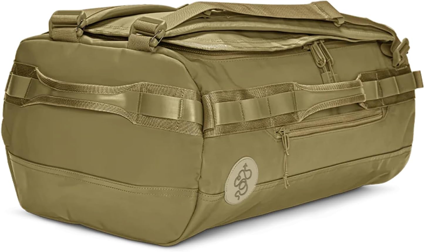 Baboon to the Moon Go-Bag Small Duffle Bag - Detachable Straps, Small Gym Bag, Travel Duffel Bags for Women and Men, Duffle Bag for Travel, Backpack, Overnight Bag (Crocodile)