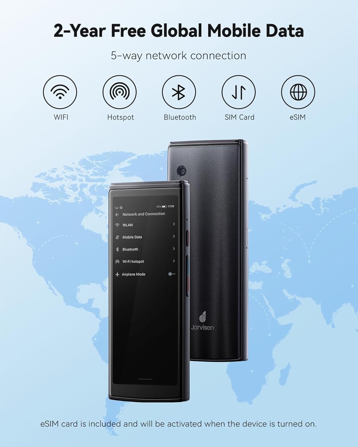 Language Translator Device, Two-Way Instant Voice Translator for 108 Languages, Real-Time Translation Device with Online Offline Translation, Portable Traductor for Travel, Business