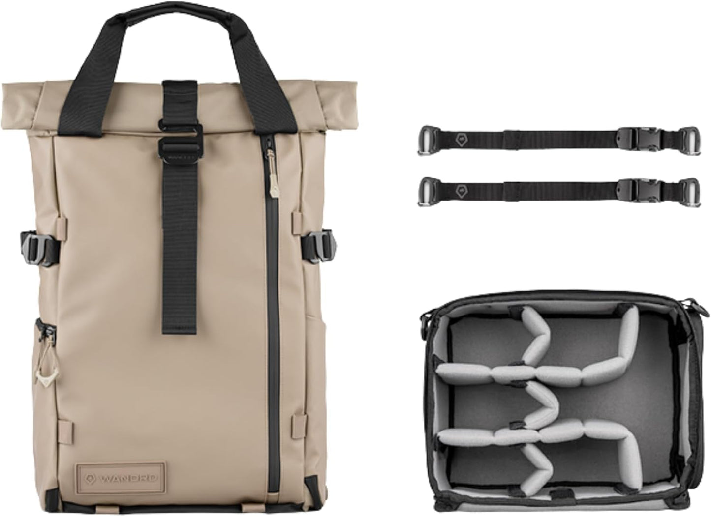 WANDRD All New PRVKE 21L V4: Camera Backpack and Photography Bundle - Weatherproof Travel and Photography Backpack, Bundle Includes 21L Bag, Camera Cube, Waist Straps, and Accessory Straps