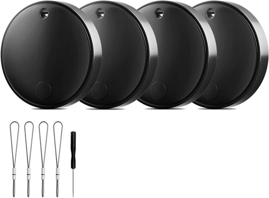 2025 Bluetooth Tracker Smart Finder for Apple Find My[Apple MFi Certified，iOS Only], iPhone Tags Key Finder Luggage Tracker for Bags, Luggage, Wallet, Bicycle, Replaceable Battery