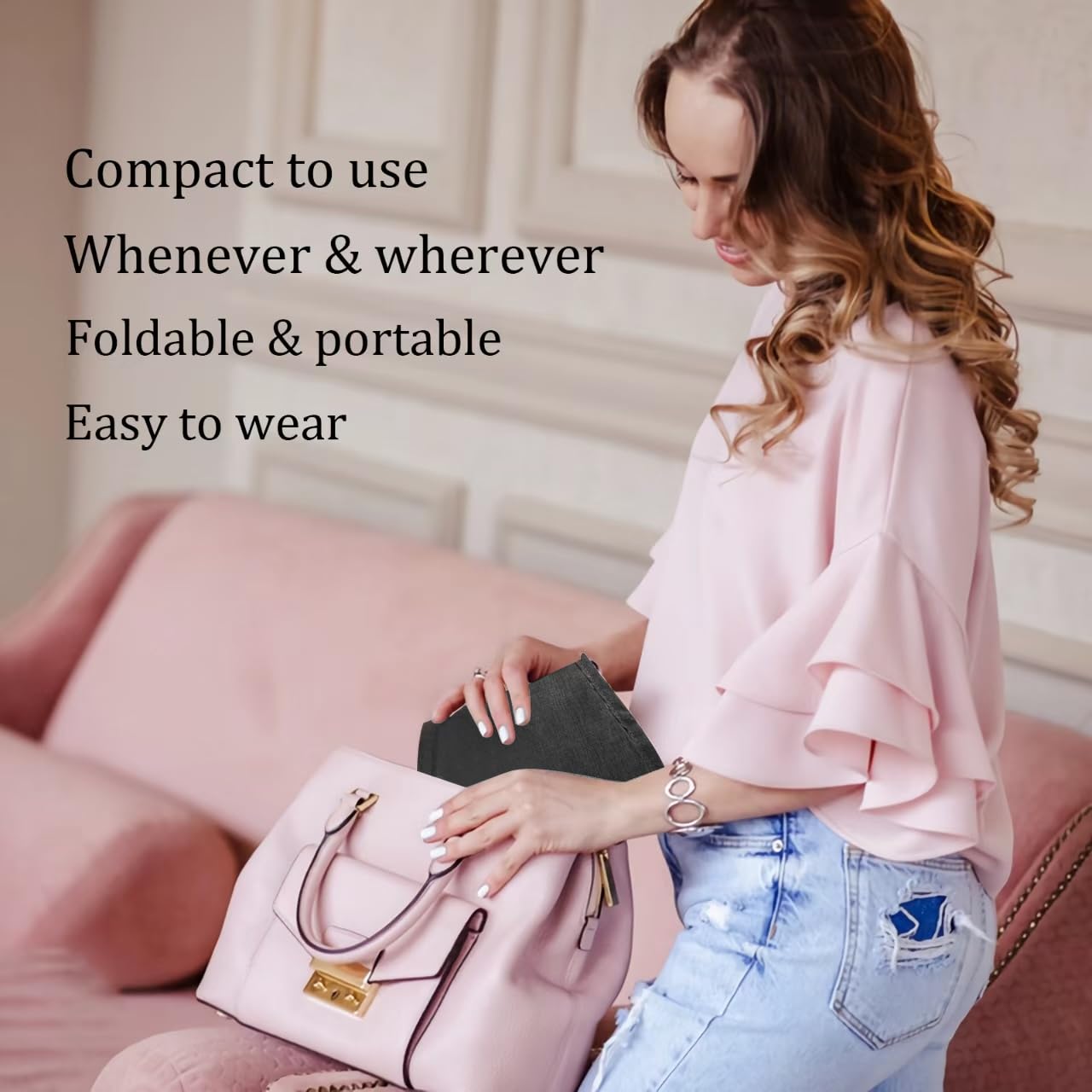 Easy to Wear Baby Sling Carrier - Compact Toddler Carrier with Adjustable Strap, Soft Padding, Non-Slip Hip Seat for Infants and Toddlers (7-44 LBS, 6-48 Months)