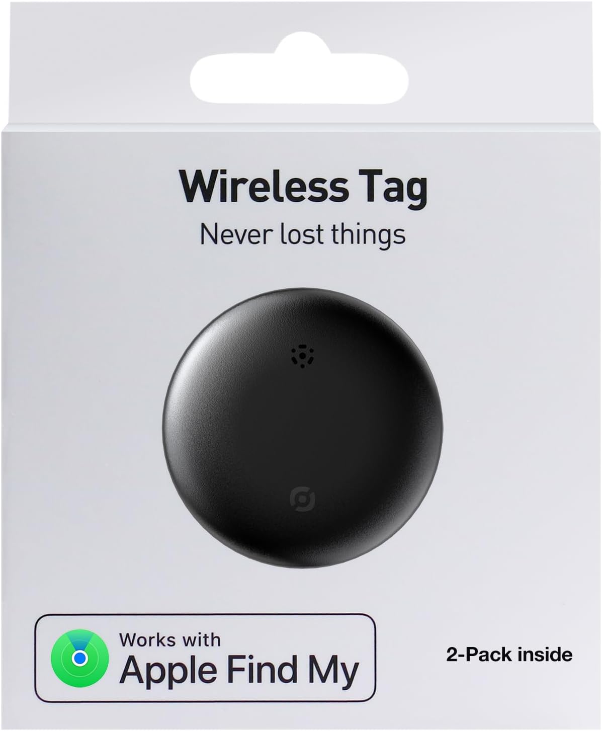 2025 New [Apple MFi Certified] Air Tracker Tags-2 Pack, Smart Tracker, Item Finder for Apple Find My App(iOS Only), Tracker Tag Locator for Keys, Luggage, Satchel, Backpack etc